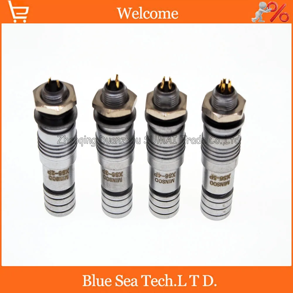 

Sample,4PCS 2Pin/3Pin/4Pin/5Pin (each Pin 1PCS)6mm mic circular connector kit XS6,Aviation plug interface