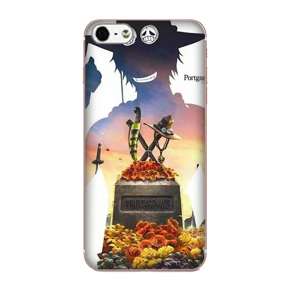 TPU чехол для телефона Apple iPhone 4 4S 5 5C 5S SE 6 6S 7 8 Plus X XS Max XR Portgas D Ace One Piece | Мобильные