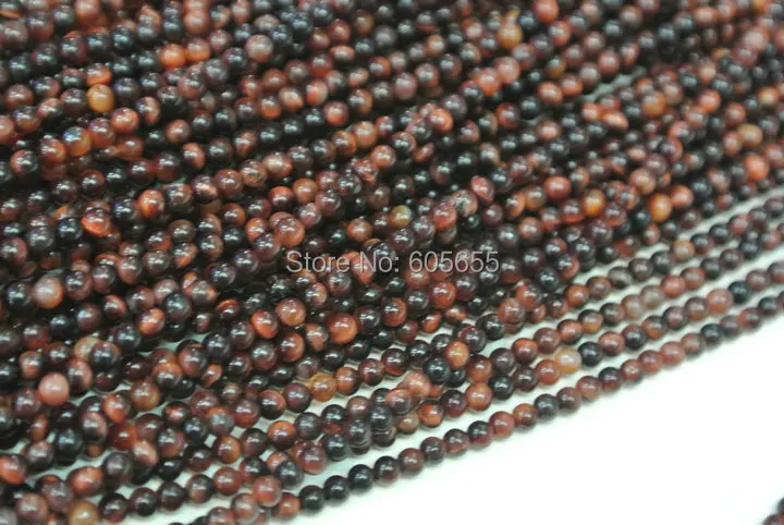 2 мм маленький размер науральный красный тигровый глаз камень круглые свободные