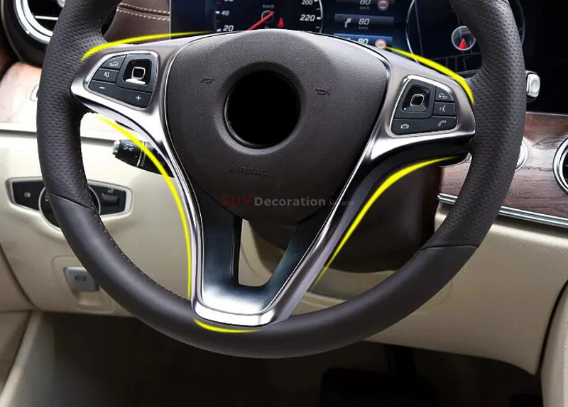 Аксессуары декоративные накладки на рулевое колесо для салона автомобиля 1 шт.