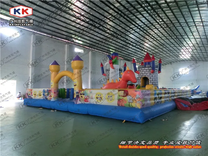 Детский надувной замок-батут для парка | Игрушки и хобби