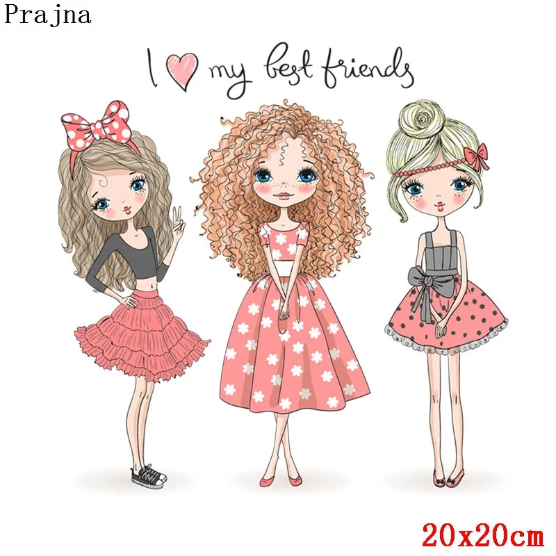 Приклеивающаяся утюгом аппликация Prajna с изображением ангела единорога девушки