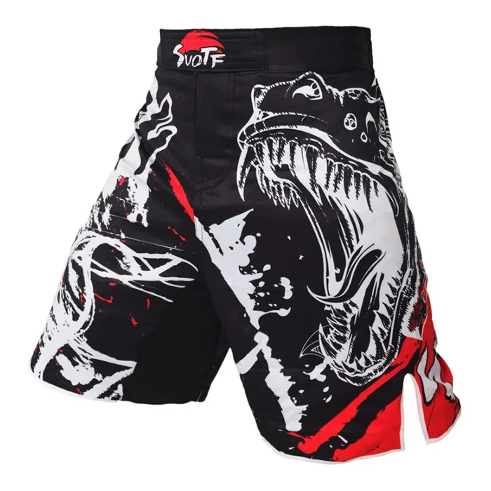 UFC BJJ ММА дышащие спортивные шорты для фитнеса персональные шорты PK Muay Thai Fist свободные беговые бои дешевые шорты WWF боксерские шорты - Цвет: Shorts-14