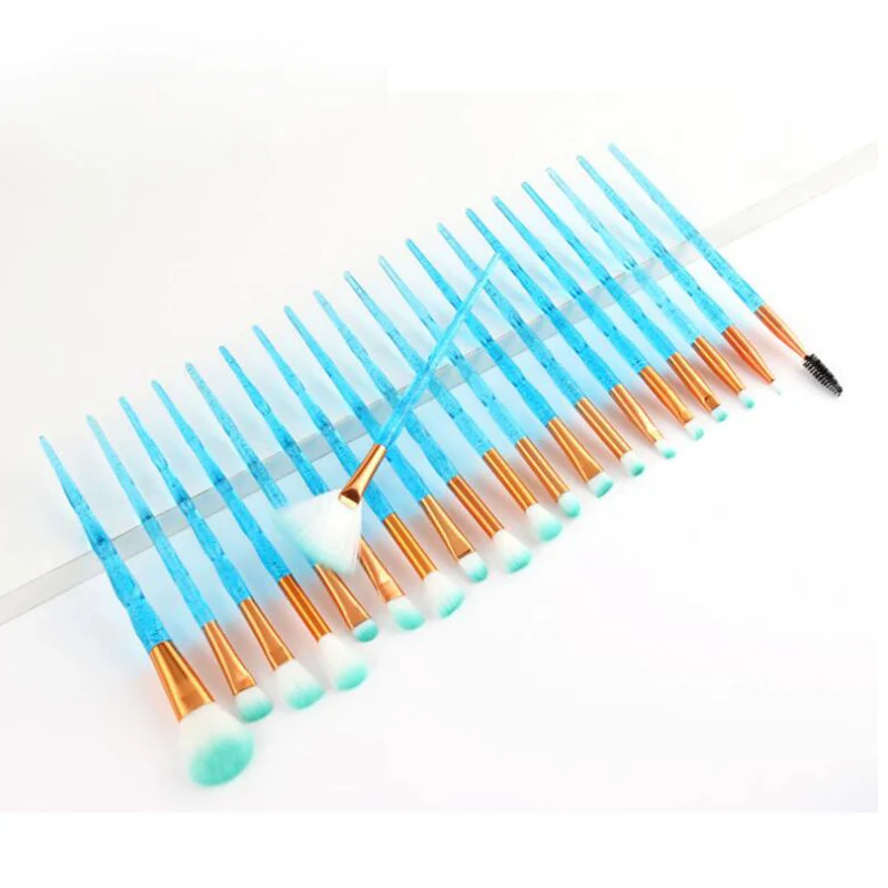 Брокколи 20 шт. кристальная Алмазная Ручка Кисть для макияжа Тени век бровей