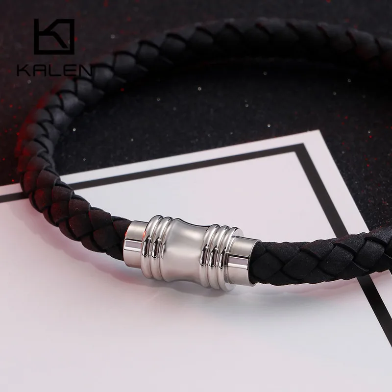 Мужские браслеты из нержавеющей стали Kalen цветные украшения на запястье с
