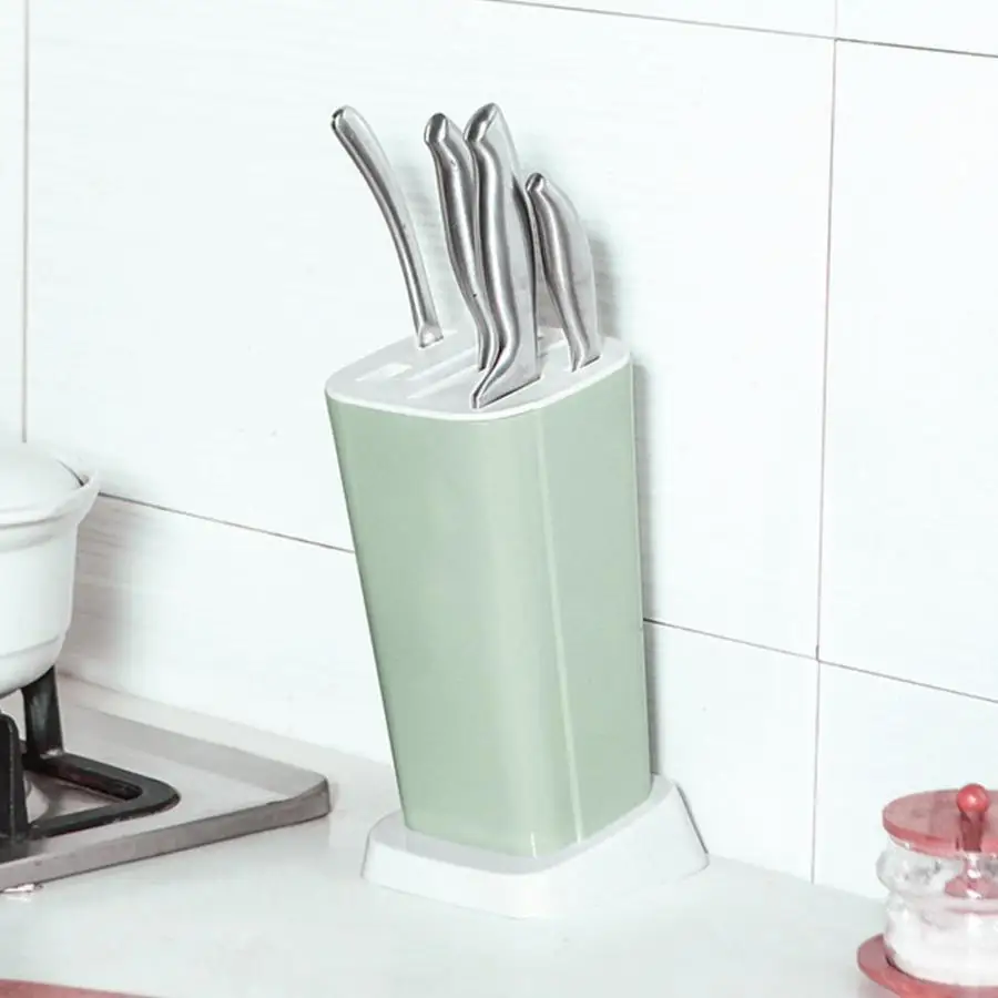 2 цвета, подставка для ножей, держатель для кухонных ножей, многофункциональный держатель для кухонных ножей, стеллаж для хранения, подставка для ножей