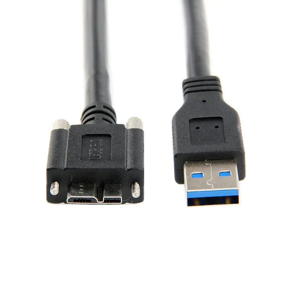 100 см USB 3 0 A Тип кабеля штекер к Micro B с крепежными винтами для жестких дисков