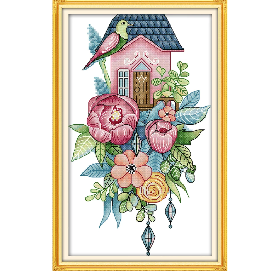 

Joy Sunday,birds cross stitch embroidery set,printing cloth embroidery kit,cross stitch pattern,needlework embroidery patterns