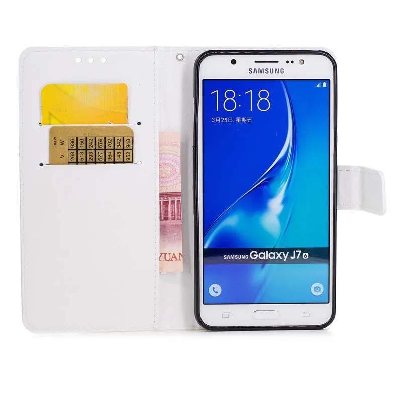 Роскошный кожаный чехол для Samsung Galaxy J3, J5, J7 года Grand J2 Prime S8 S9 J4 J6 A9 A7 S3 S4 S5 S6 S7 край J730FM крышка