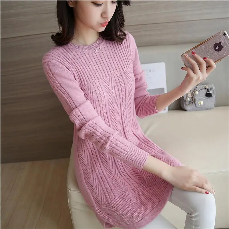 Новинка 2018 осенний свитер в Корейском стиле тонкий пуловер вязаный шерстяной