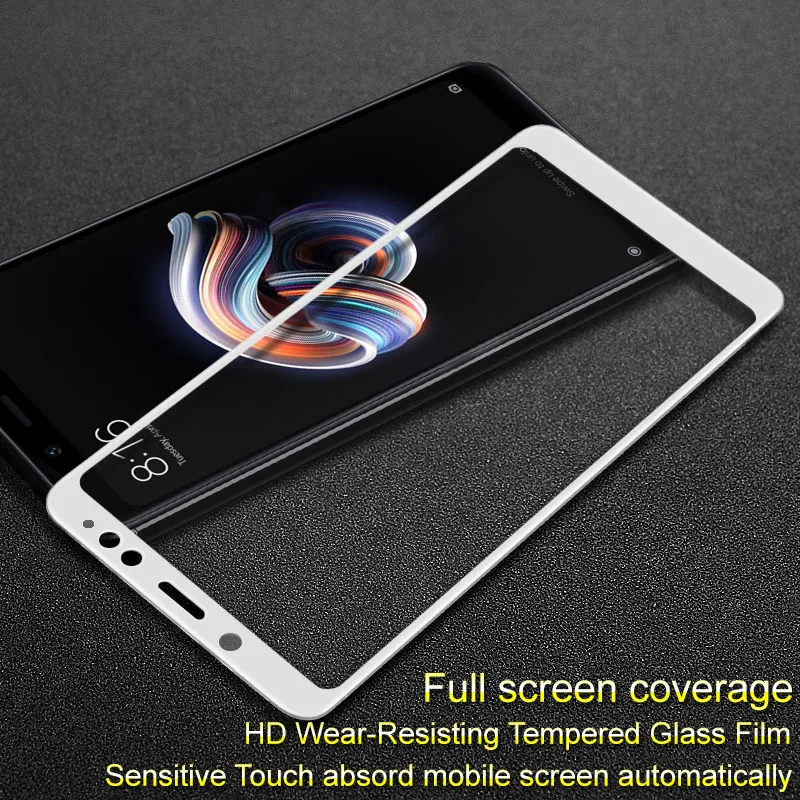 Imak Pro+ полноэкранный клей защитное закаленное стекло для Xiaomi Redmi Note 7 6 Pro Note5 2.5D Олеофобное