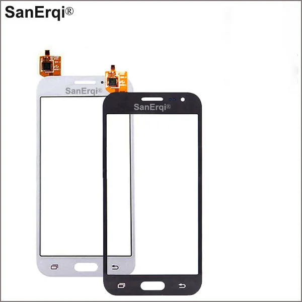 

SanErqi 10 шт. 4,7 ''J200 сенсорная панель для Samsung Galaxy DUOS J2 2015 J200 J200F сенсорный экран дигитайзер сенсор Переднее стекло объектив