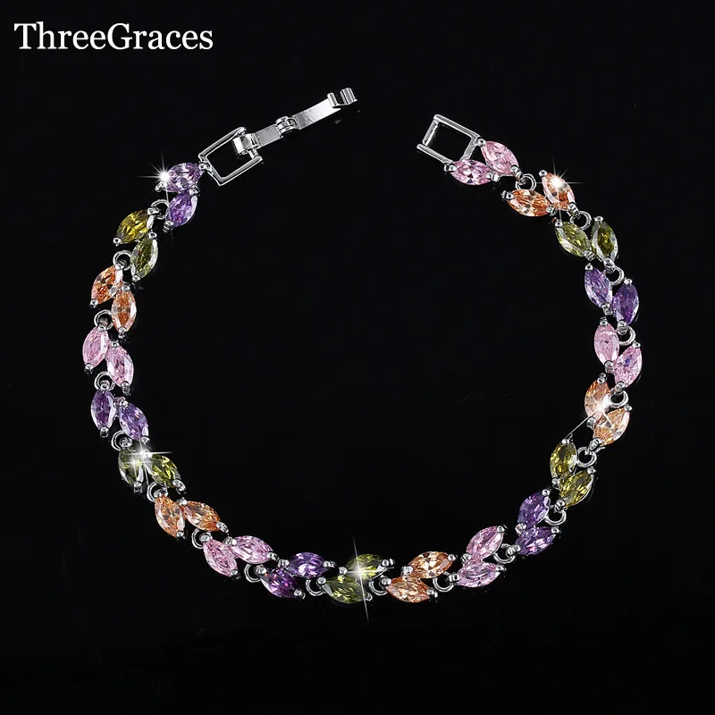 Женские теннисные браслеты ThreeGraces ювелирные изделия известного бренда TG в форме