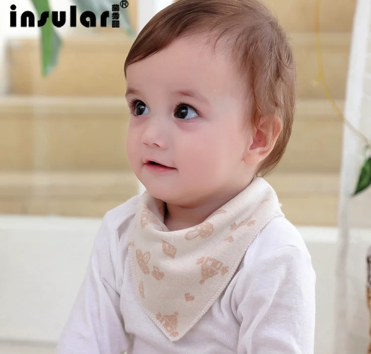 Бесплатная доставка Детские слюны Полотенца новорожденного нагрудник платок