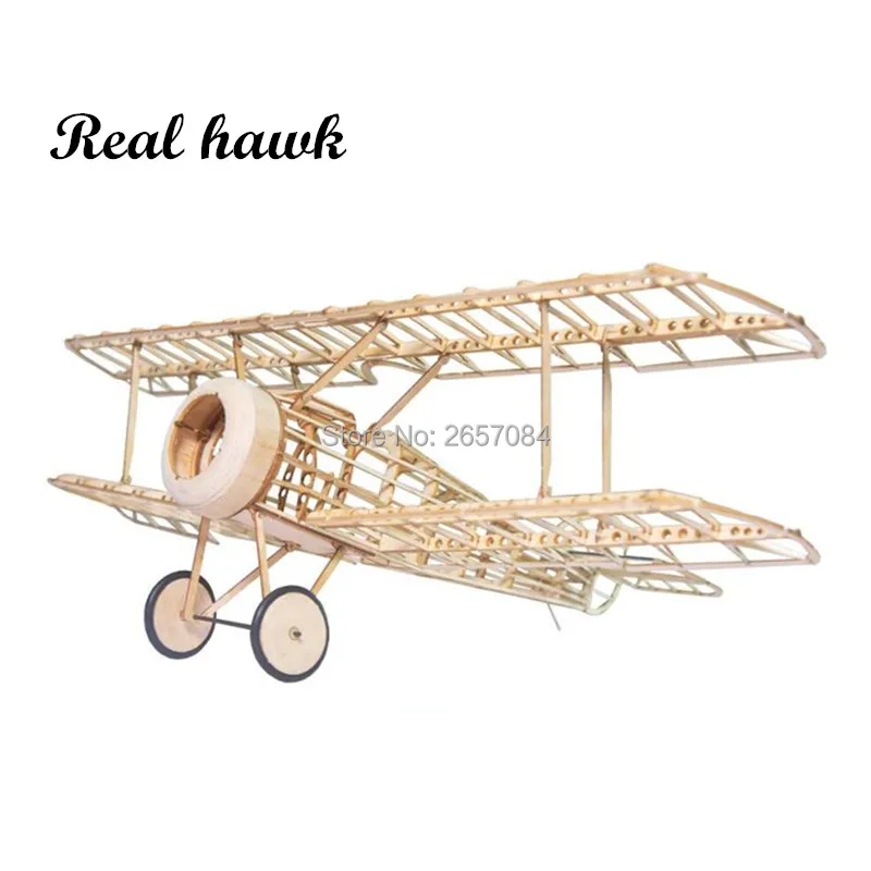 Мини RC самолет лазерная резка Balsa деревянный комплект Sopwith Верблюд Модель