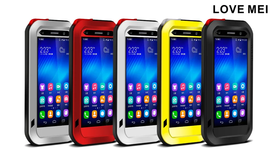 LOVE MEI для Huawei P10 Plus mate 20 Lite mate 8 P9 мощный противоударный грязестойкий водонепроницаемый металлический чехол для телефона стекло