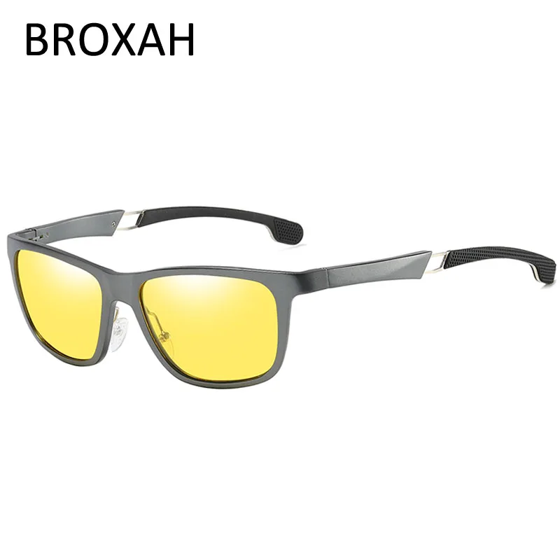 Мужские поляризованные солнцезащитные очки BROXAH 2019 качественные для вождения из