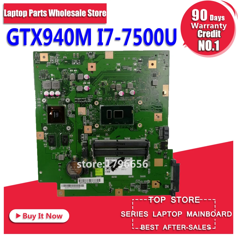 С I7 7500U все в одном ZN240IC материнская плата для For Asus ZN240I 100% ТЕСТ ОК