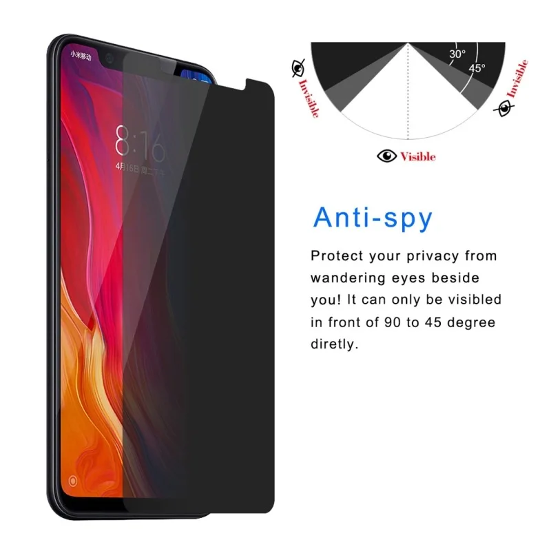 Закаленное стекло JGKK для защиты экрана Xiaomi Mi 8 SE от шпиона защитная пленка lite pro |