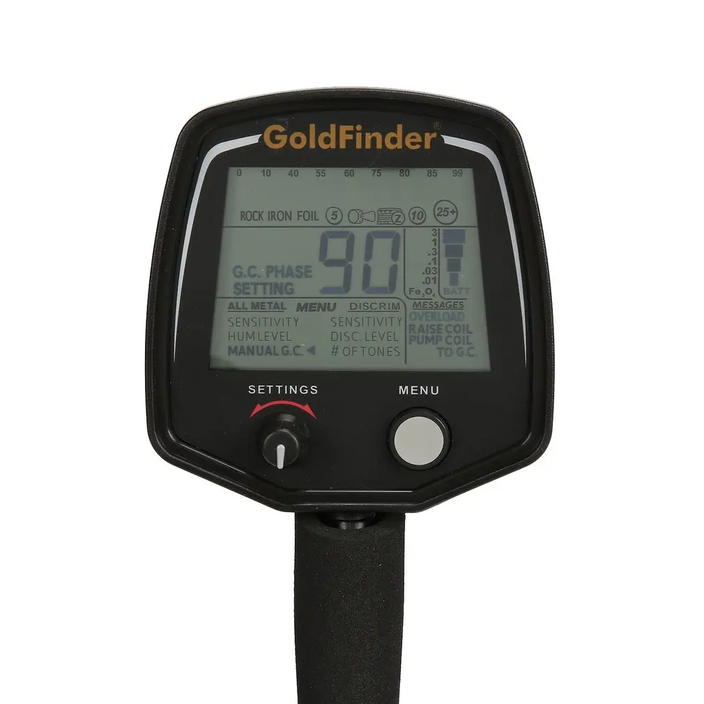 GF2 профессиональный Подземный детектор металла ручной Охотник за сокровищами Gold