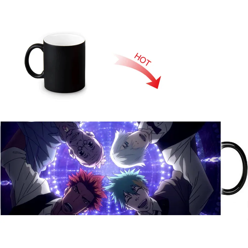 Death Parade холодная горячая Чувствительная кружка тепломеняющая Цветная