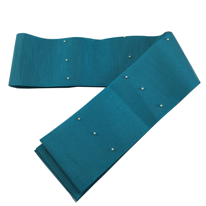 Головной убор персикового цвета с бусинами в африканском стиле aso oke головной из