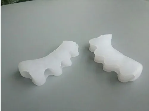 1 пара силиконовый разделитель для пальцев ноги при вальгусной деформации |