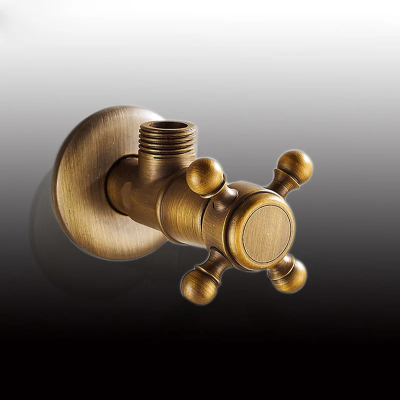 Ванная комната полностью медный треугольный клапан Европейский уплотненный