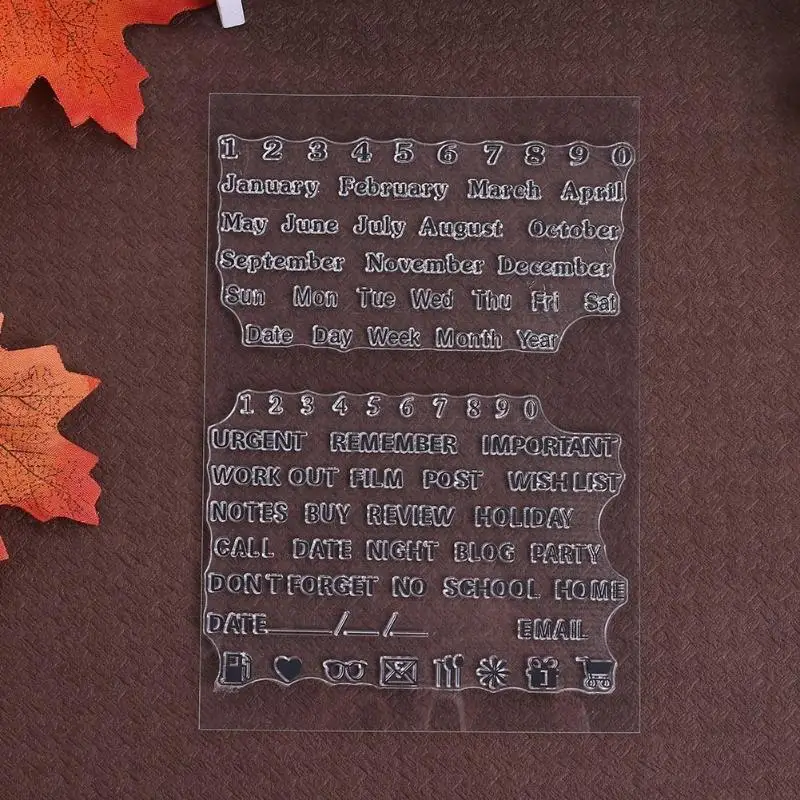 DIY печать прозрачные силиконовые уплотнения Скрапбукинг альбом декор