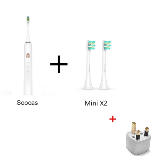 Xiaomi SOOCAS SOOCARE X3 умная Соник электрическая щетка Bluetooth Водонепроницаемая беспроводная зарядка Android iOS MiHome приложение пульт дистанционного управления - Цвет: White X3S Mini