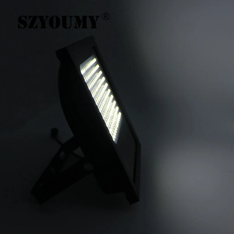 Белый SZYOUMY 15 Вт 120 светодиодный солнечный светильник 3528 SMD на солнечных батареях прожекторная панель открытый сад пейзаж Точечный светильник s лампа - Испускаемый цвет: Белый