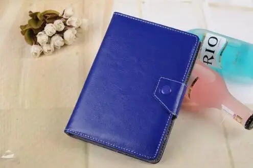 blue Универсальный 10,1 ''чехол для замечательных 10,3 дюймов электронных книг планшет книга PU кожаный чехол защитный чехол-подставка - Цвет: blue