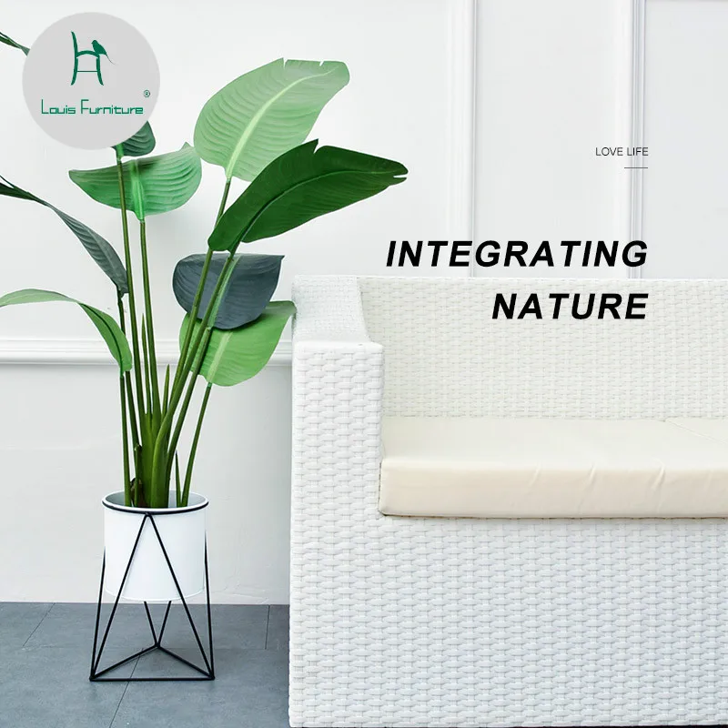 Луи Мода скандинавский Железный художественный цветок украшение зеленая рамка