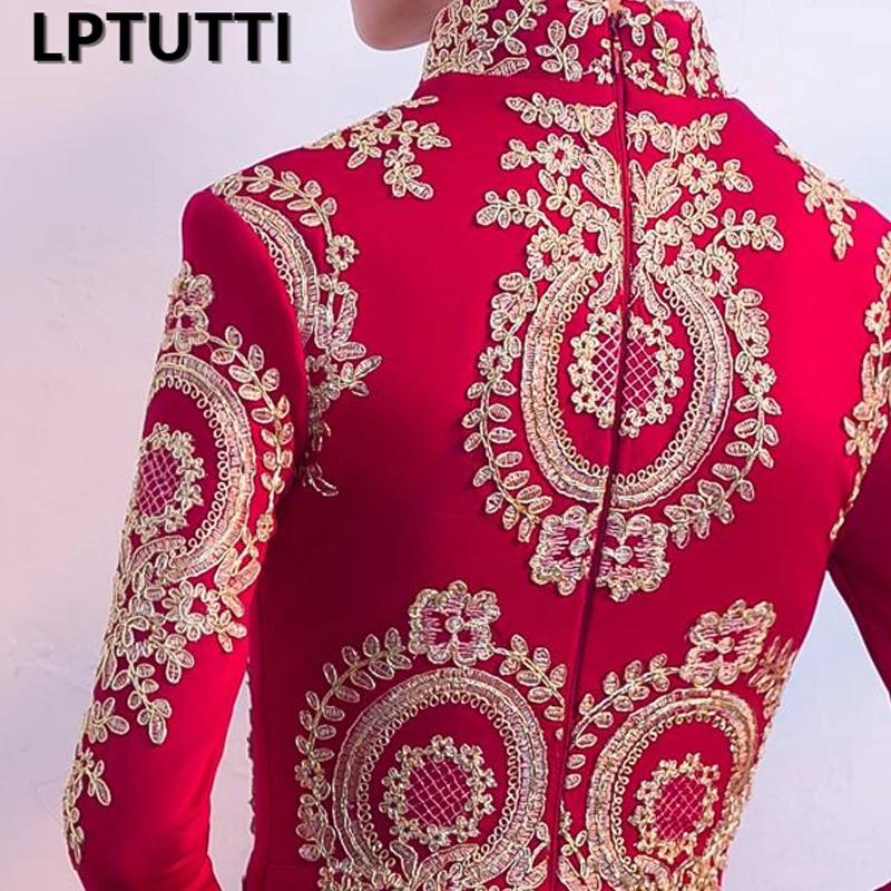 Вышивка воротник Cheongsam Плюс Размеры новый для Для женщин Элегантный Дата