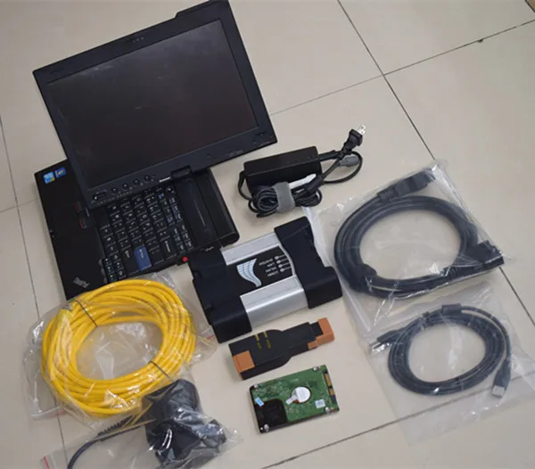 Mb star c4 2019 для bmw icom next с программным обеспечением 2в1 hdd 1 ТБ ноутбук thinkpad X200