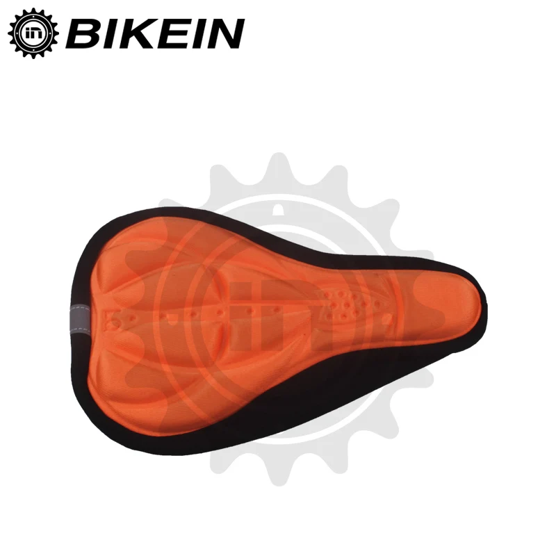 BIKEIN-Горная Дорога велосипедное седло Крышка Велосипедное переднее сиденье коврик Удобная подушка Велосипедное мягкое сиденье 4 цвета - Цвет: Оранжевый