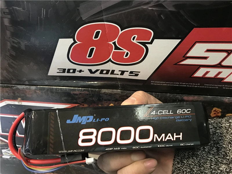 2 шт JMP Lipo аккумулятор 4S 8000 mAh 14,8 V аккумулятор 60C Аккумулятор для TRAXXAS X-MAXX 77086-4