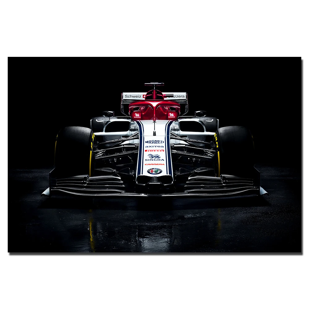 Alfa Romeo F1 постеры для гоночных автомобилей настенные художественные принты на холсте декоративные картины для домашнего декора