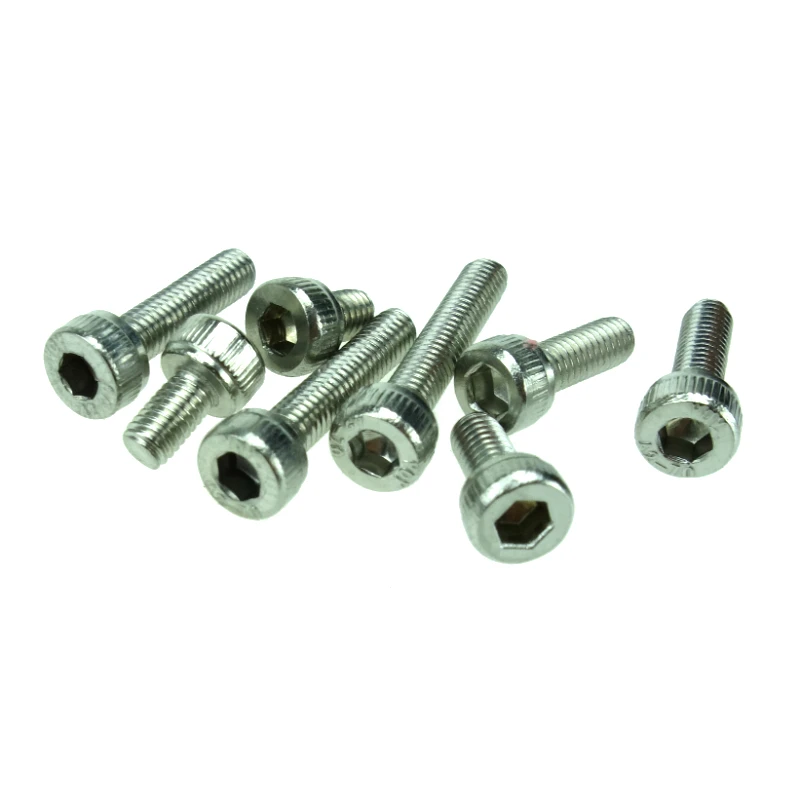 M1.4/M1.6 M2/M2.5M3/M4/M5 DIN912 304 Винты с шестигранной головкой из нержавеющей стали