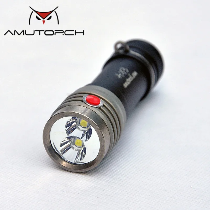 Amutorch AX3 2x XP L HD 2500LM EDC 18650 светодиодный фонарик наружный мини фонарик|Фонарики и