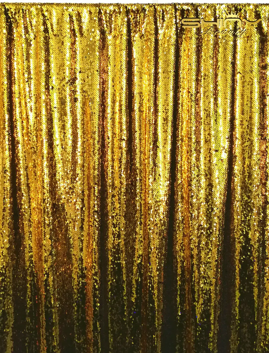 ShinyBeauty обратимые блесток фон Curtain 8ft x русалка рыбьей чешуи Sequin Ткань/фотографии