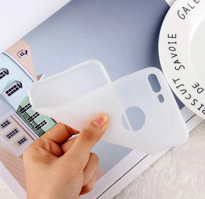 DS-LOVEHUI Мягкий чехол из ТПУ для iPhone 8 защитный на 360 градусов ярких цветов