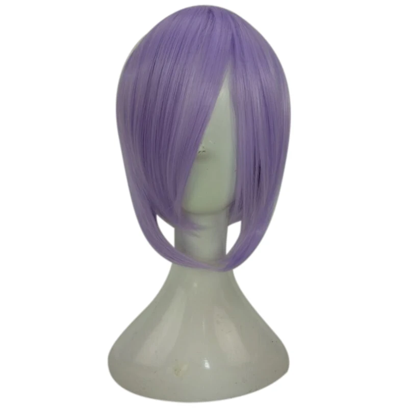 light purple HAIRJOY синтетические волосы Косплэй парик блондинка, цвета: розовый, голубой, фиолетовый костюм парик - Цвет: light purple