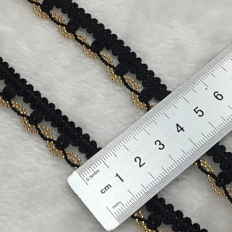 1yards/lot 1.4cm Wide Chain Lace ribbons Handmade Diy sewing Garment Accessory Material Hat Box Coating Edge Wave Ribbon Trim | Дом и сад