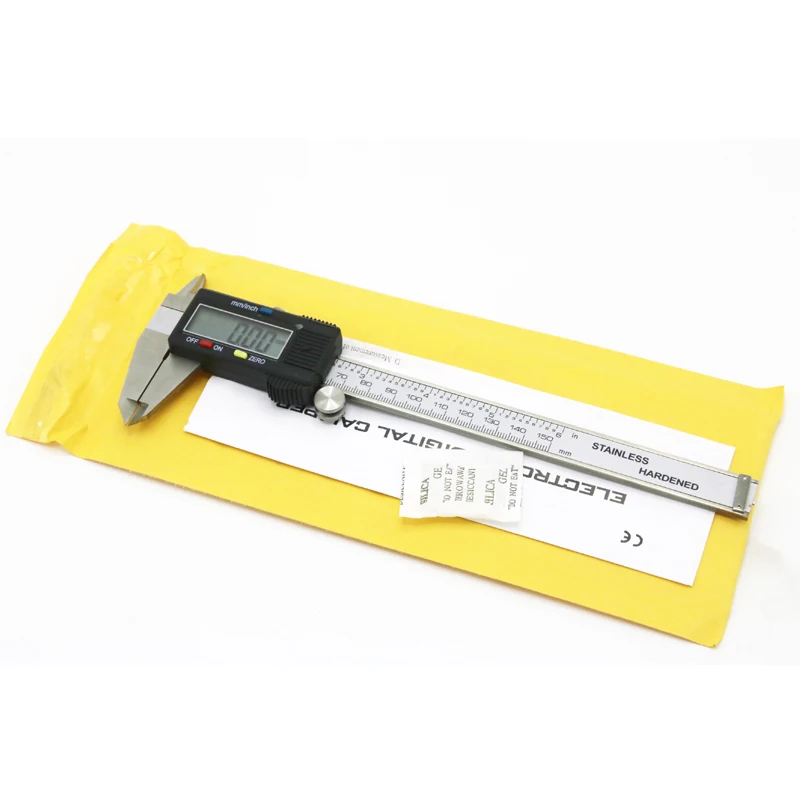 

New 6" 150mm Digital vernier Caliper gauge micrometer 15cm Steel& Plastic