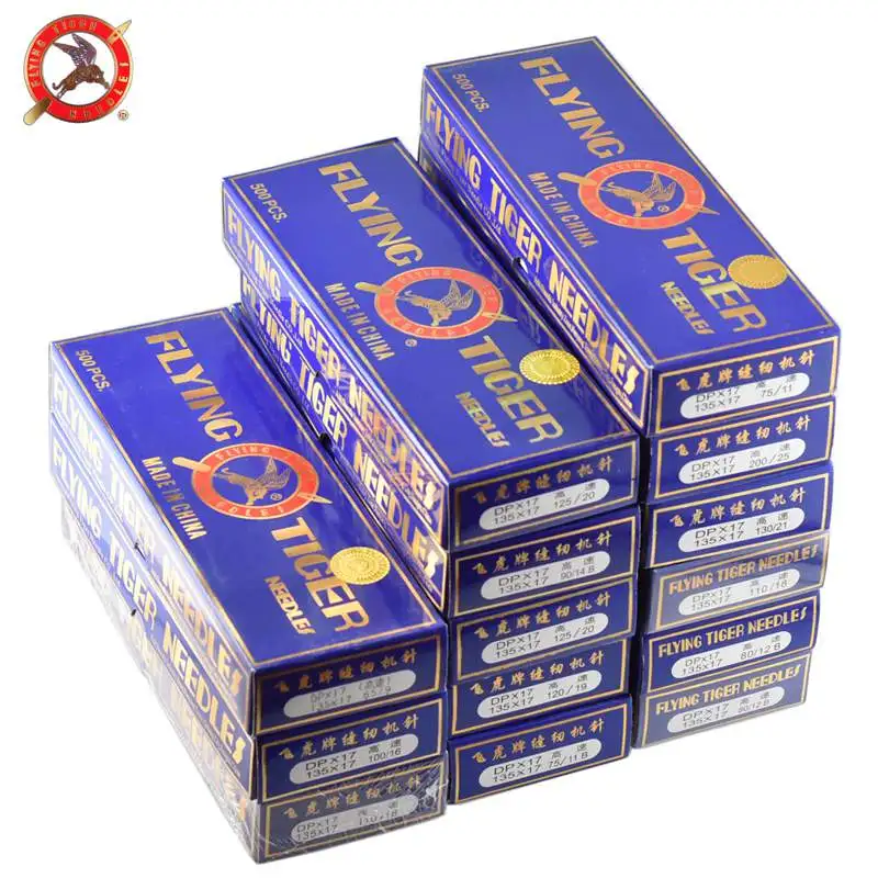 

Sewing Needles 500pcs DPX17 SY3355 135X17 fits for Synchronizing Lock Stitch Bar Tacking Industrial Sewing Machine Patter Sewer