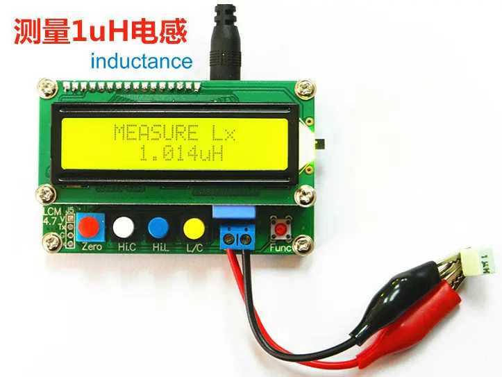 Индуктивный измеритель всех функций тестер индуктивности 1uH-100H Henrymeter емкости и