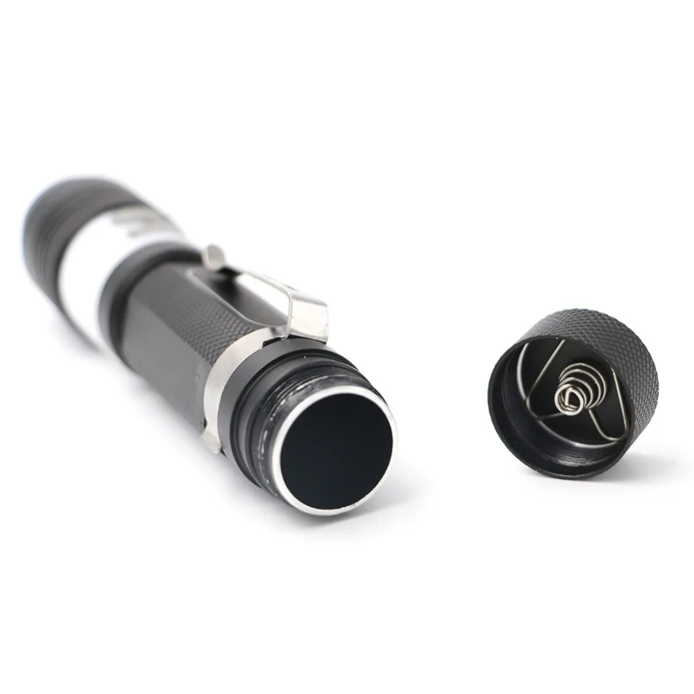 USB Handy LED Torch Usb Flash Light Pocket Rechargeable Flashlight 3 Modes Zoomable Lamp For Hunting By 18650 Battery | Лампы и