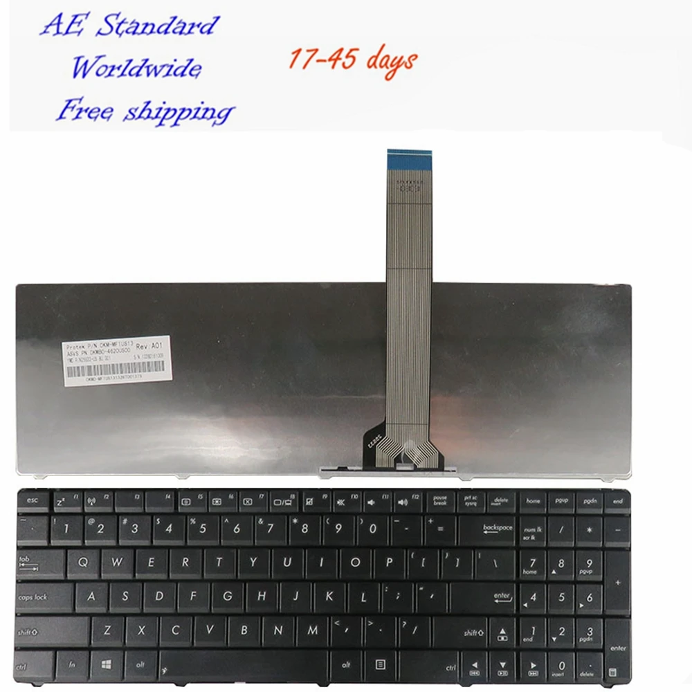 

US Laptop Keyboard For ASUS P55VA PRO55VA P55V P55 P55XI1321VA PR055XI323VA Black New English