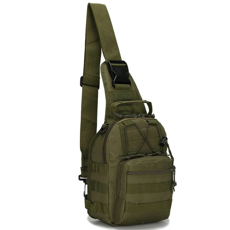 Новая тактическая Сумка Molle для рыбалки, походов, охотничьих сумок, спортивная сумка, нагрудный ремень на одно плечо, тактический рюкзак